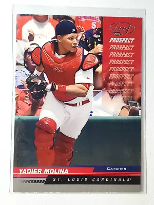 Yadier Molina - 2004 Leaf Prospect Rookie #250 RC Card - St. Louis Cardinals • $22.95