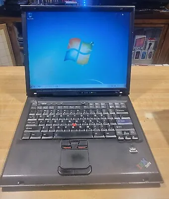 IBM Thinkpad T43 • Win7 • 2GB RAM • 75GB HDD • 1.8GHz • Good Cond. • Retrogaming • $250