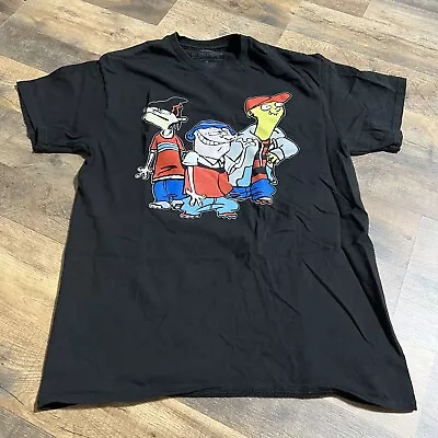 Cartoon Network Ed Edd N Eddy Shirt Black TV Show Mens Size M Medium • $20.75