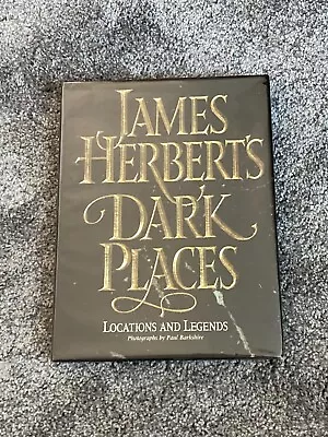 James Herbert: James Herbert's Dark Places: Signed Uk First Edition Hardcover • £116