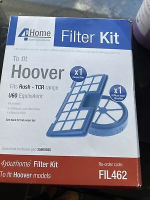 £10 • Buy HEPA FILTER KIT For HOOVER RUSH TCR Range Vacuum Hoover U60  35600936