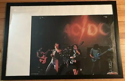 $64.80 • Buy Rare Orig 1980 AC/DC Concert BAND POSTER 38  X 26  A. REYES Latino Productions