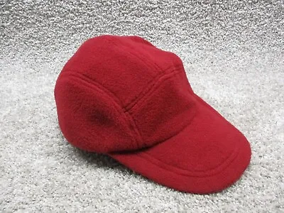 VINTAGE Quaker Marine Supply 5 Panel Hat Red Polartec Cap Fleece Made In USA EUC • $79.99