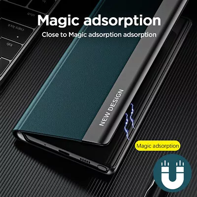 $13.35 • Buy Samsung Galaxy S23 Ultra/S23 Plus/S23 360 Case Magnetic Leather Flip Stand Cover