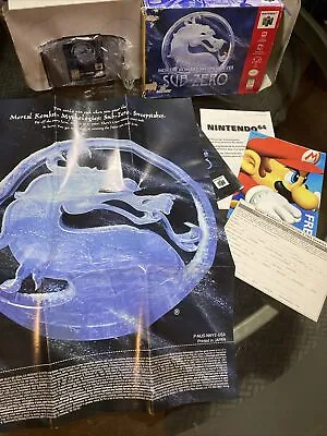 Mortal Kombat Mythologies: Sub-Zero N64 Complete CIB VERY NICE W/ RARE Poster • $219.90