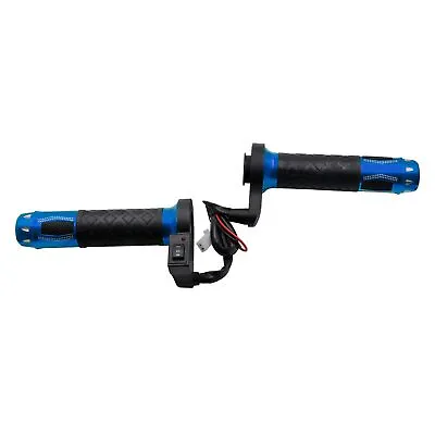 2X 7/8  22Mm 12V Electric Heated Hand Grips Heating Handle Blue For Motorcycle • $23.92