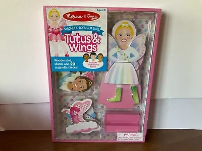 Melissa And Doug Magnetic Dress Up Doll Tutu And Wings NEW • $17.99
