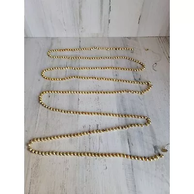 Mercury Glass Golden Beaded Vintage Garland Xmas • $19.75