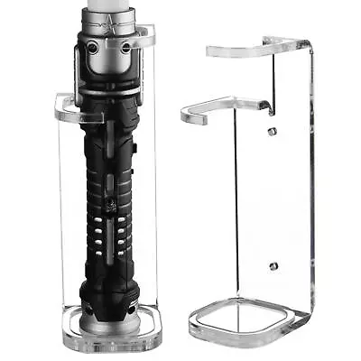 Acrylic Lightsaber Stand Wall Mount Sword Weapon Display Holder Star Wars- Clear • $13.82