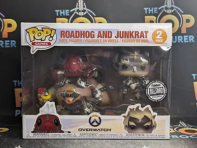 Overwatch Roadhog And Junkrat 2 Pack Blizzard Exclusive Pop Vinyl  • $25