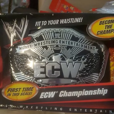 2010WWE Mattel ECW Championship Belt New In Beat Up Box Kids Size • $89.99