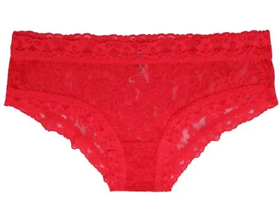 Ex La Senza Lipstick Pink All Over Lace Cheeky Hipster Knickers New • £4