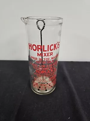  Horlicks 1 Pt Mixer Glass With Metal Whisk  • £19.28