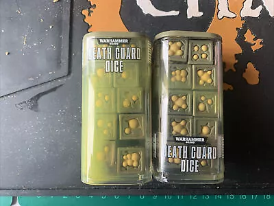 Warhammer 40000 40K Death Guard Dice • £42