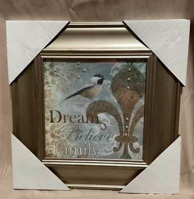 Modern Picture Home Office School Wall Art Decor Frame Motivational Bird • $9