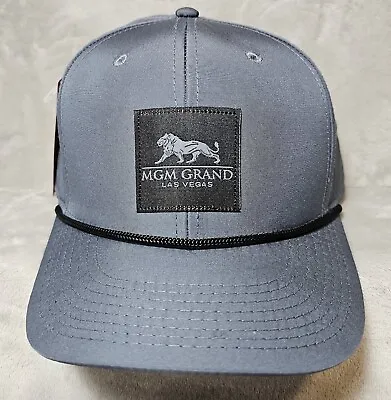 MGM Grand Las Vegas Gray Snapback Hat NWT One Size • $17.95
