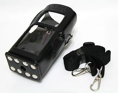 Hard PU Leather Holster Case For Motorola Walkie Talkie 2 Way Radio MTP850 • £13.09