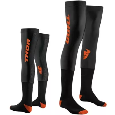 Thor Motorcycle Compression Knee Brace Enduro Motocross Socks Long MTB ATV MX • $25.99