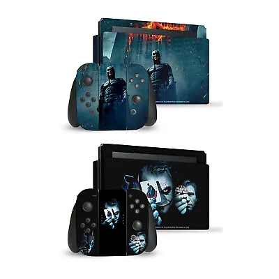 Official The Dark Knight Key Art Vinyl Skin Decal For Nintendo Switch Bundle • $43.95