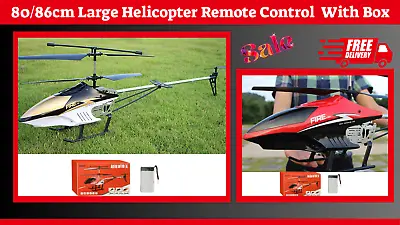 Large Helicopter 80/86cm Amazing Remote Control Aircraft Children's Gift • $85.99