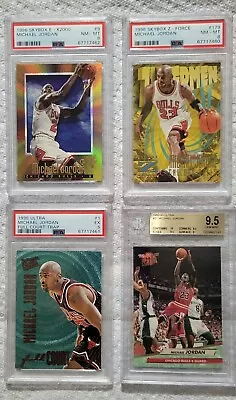 Michael Jordan Set Of 4 Graded Cards Fleer Ultra & Skybox • $425.50