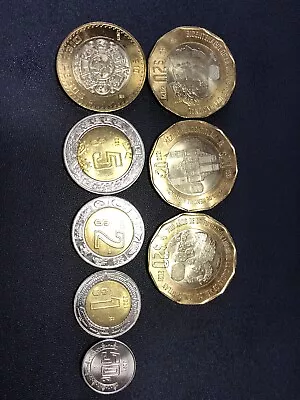 Mexico Coins Set 2021 Bi Metallic BU • $25