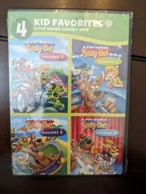 4 Kid Favorites: A Pup Named Scooby-Doo (DVD) (4 Discs) NEW SEALED • $14