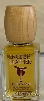 2 English Leather By Dana ( MEM  Co ) 1.7  Oz Original 90s After Shave Glass • $22