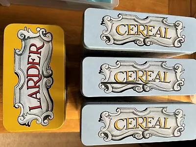 Emma Bridgewater LARDER And CEREAL Tin Box Storage • £5.50