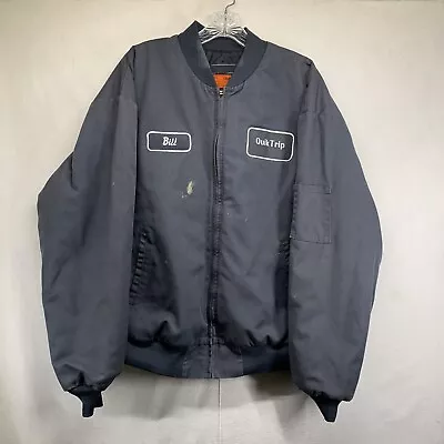 Cintas Men's Mechanics Work Coat Jacket Quilted Lining Size XL “Bill” Quik Trip • $24.99
