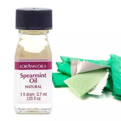 Food Flavouring LorAnn Oils 1 Dram Spearmint Highly Concentrated Cake Baking • £2.97