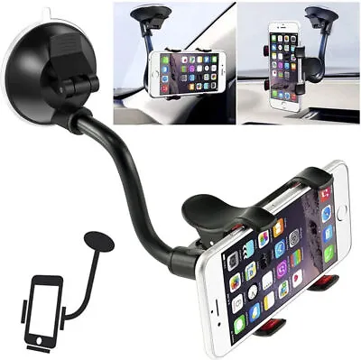 Universal 360° In Car Windscreen Dashboard Holder Mount For GPS Mobile Phone UK • £3.95