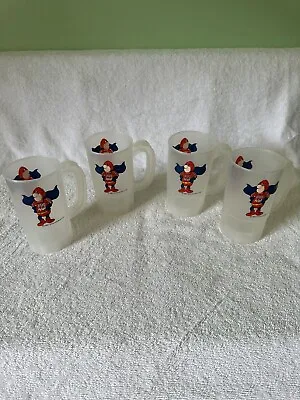 Vintage “Bud Man” Plastic Mugs - Budweiser Set Of Four (4) - 1987 • $18.70