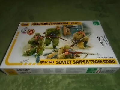 Zvezda 3597 1/35 1941-1943 Soviet Sniper Team Wwii Plastic Model Kit • $9.99