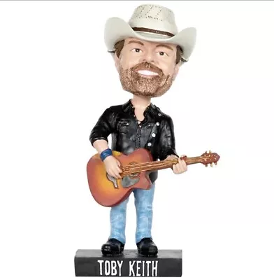 Official Toby Keith Bobblehead NIB Country Music Collectible Cowboy Guitar Hat • $84.97