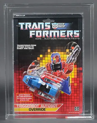 1988 Transformers G1 Triggerbot Overide AFA 85 C80 B85 F90 MOC Sealed • $769.99