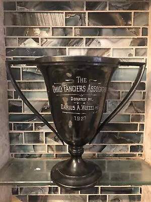 Vintage Derby International Silver Plated Ohio Fanciers Association Trophy 1927 • $20