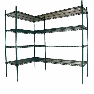 Shelving Cold Rooms Nylon Coated  Racking 460mm Wide X 1220 Mm Long 1820m High • £147