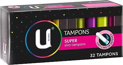 U By Kotex Tampons Super 32 Count Free And Fast Shipping -AU • $11.04