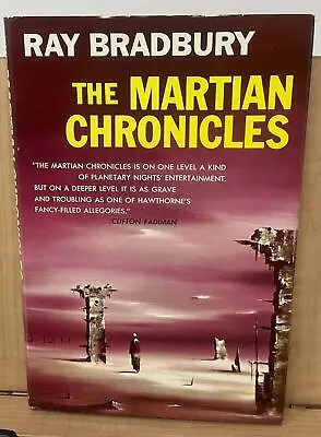 The Martian Chronicles By Ray Bradbury (1958 1985 Reprint Hardcover)  Signed E7 • $150