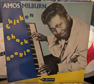 Amos Milburn  Chicken Shack Boogie  1985 Import Mono Lp Vg+/vg+ • $9.99
