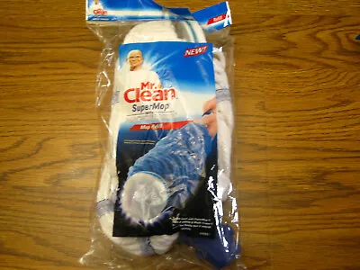 1 Mr. Clean 446997 Magic Eraser Super Mop WHITE Refill SUPERMOP Sealed Package • $13.25