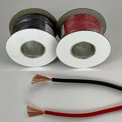 £128.14 • Buy 6mm² Black, Red 53A 12-240v Tri Rated Battery Cable Wire Auto Marine 