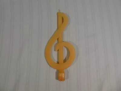 Vintage Music Note Treble Clef Beeswax Candle Knorr Candle Factory • $19.99