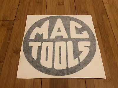 Mac Tools Vintage Black Circle Logo 8” Sticker Toolbox Sticker Decal Toolbox • $11.50