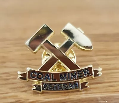 Coal Miner Veteran Pin Badge • £5