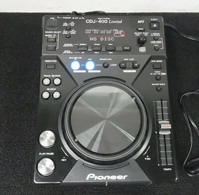Pioneer CDJ-400-K Limited Edition CD/Digital Media Player DJ Player CDJ-400 USED • $775.99