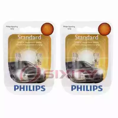 2 Pc Philips License Plate Light Bulbs For Ford Aerostar Aspire Country Jk • $10.13