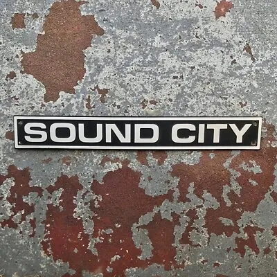 Vintage 1971 Soundcity Logo Mk4 L120 / 4x12 / 2x12 Head Cab Logo / Emblem • £105