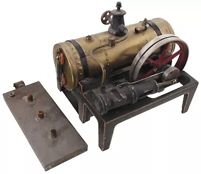 Early 20th Century Brass & Cast Iron Steam Engine - Excellent - Mjdtoolparts • $424.50